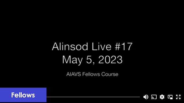 Fellows Alinsod Live Zoom - May 5, 2023