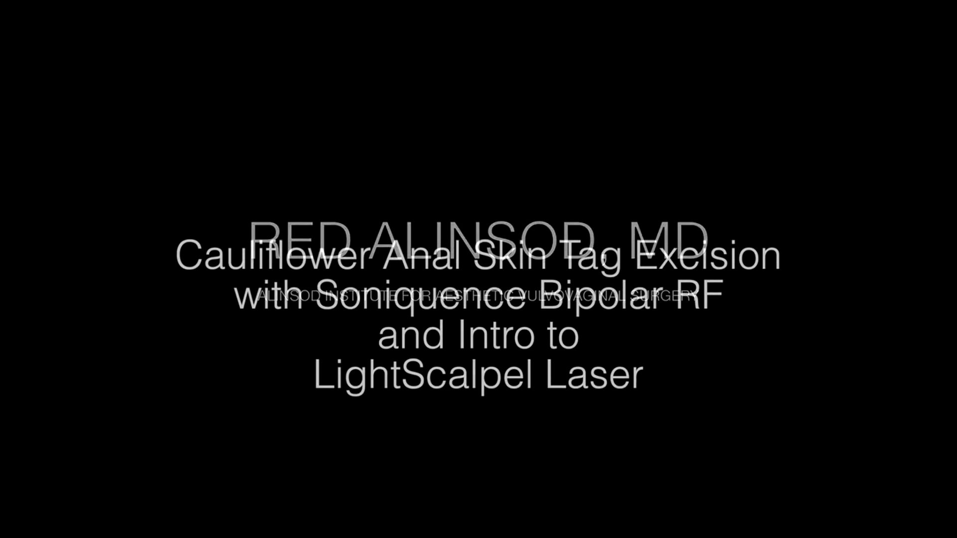 Manejo del colgajo cutáneo anal con aspecto de coliflor