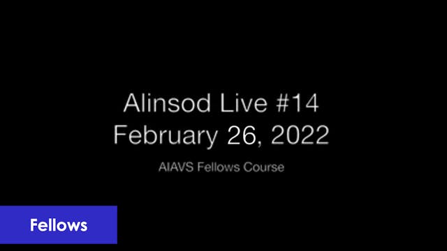 Fellows Alinsod Live Zoom - Feb 26, 2021