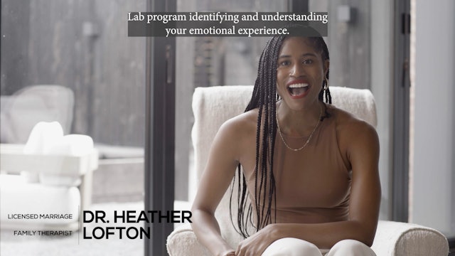Session 3: Learn - Listen To Your Emotions, By Dr. Heather Lofton, LMFT