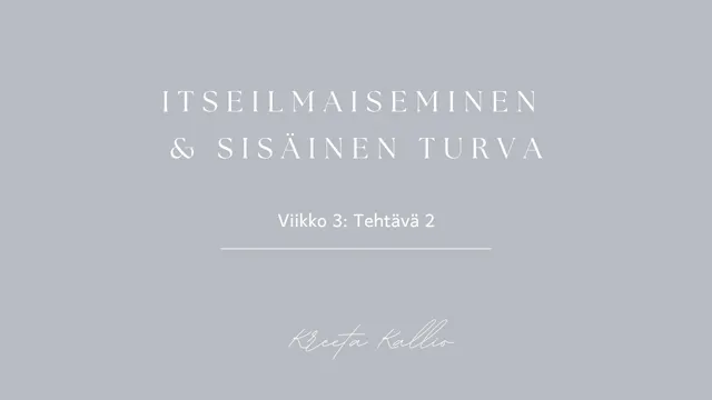 Viikko 3 - Tehtävä 2