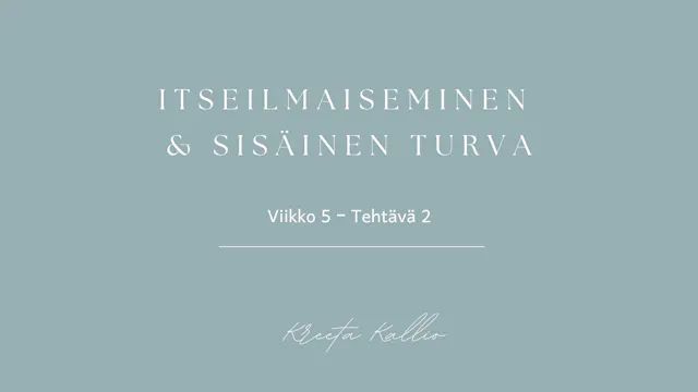 Viikko 5 - Tehtävä 2