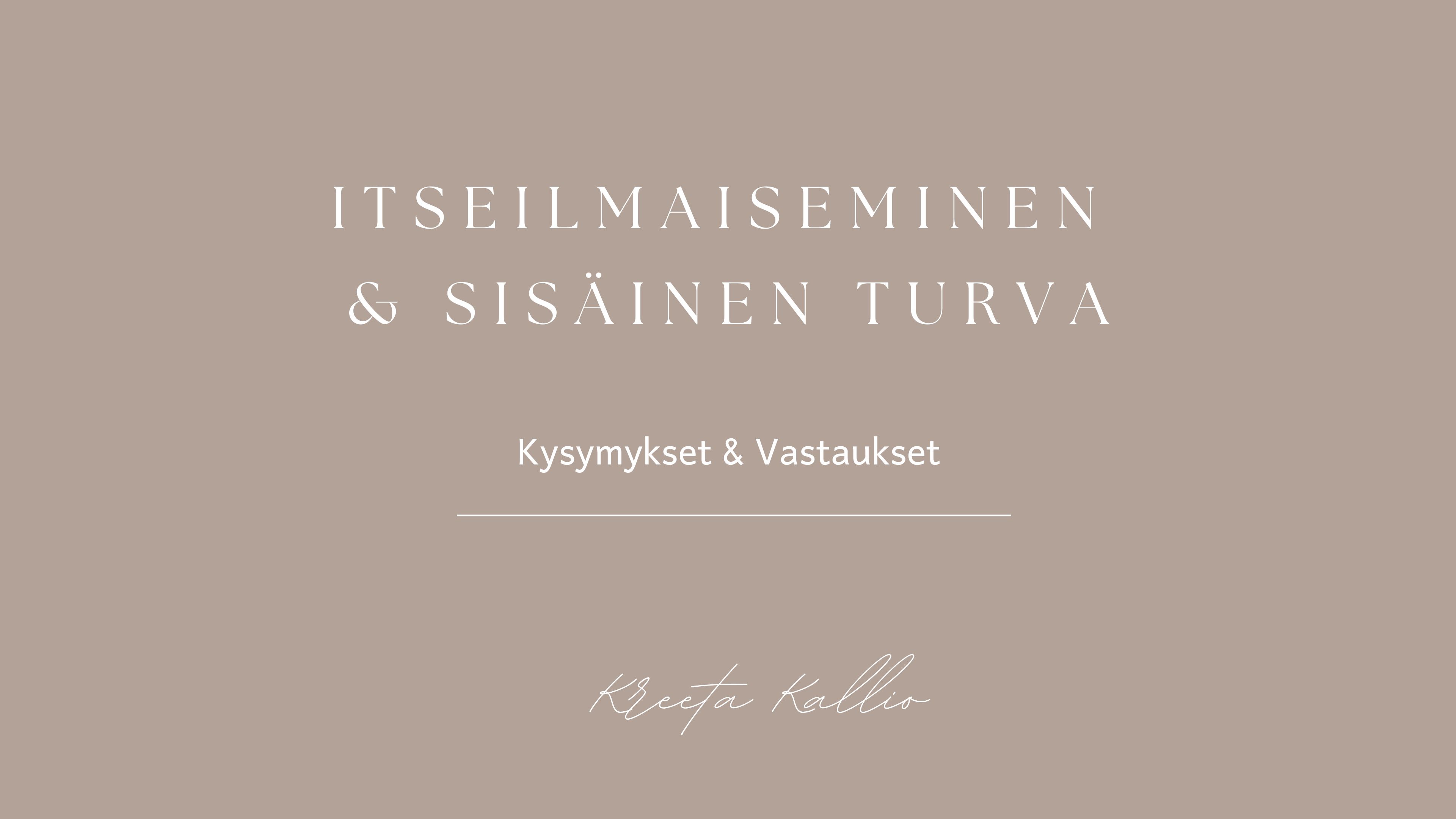 viikko 4 - Kysymykset & Vastaukset