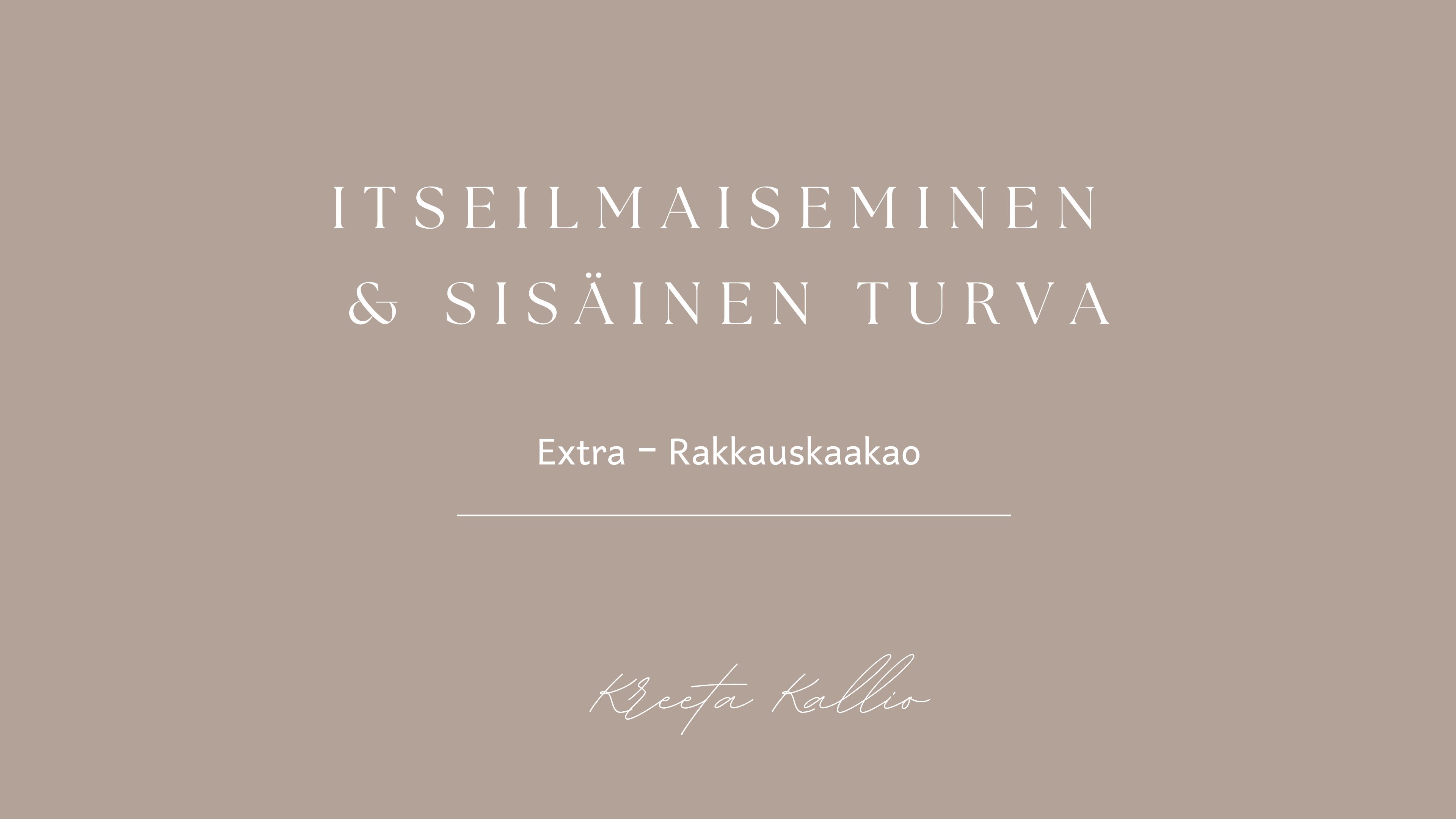 Extra - Salainen rakkauskaakao-resepti