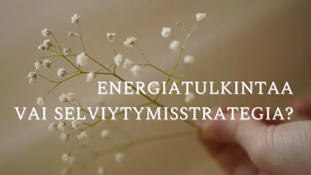 Energiatulkintaa vai selviytymisstrat...