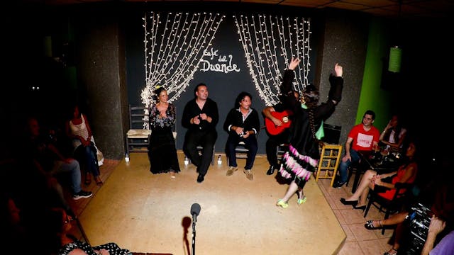 Baile por tientos tangos. Tablao Café...