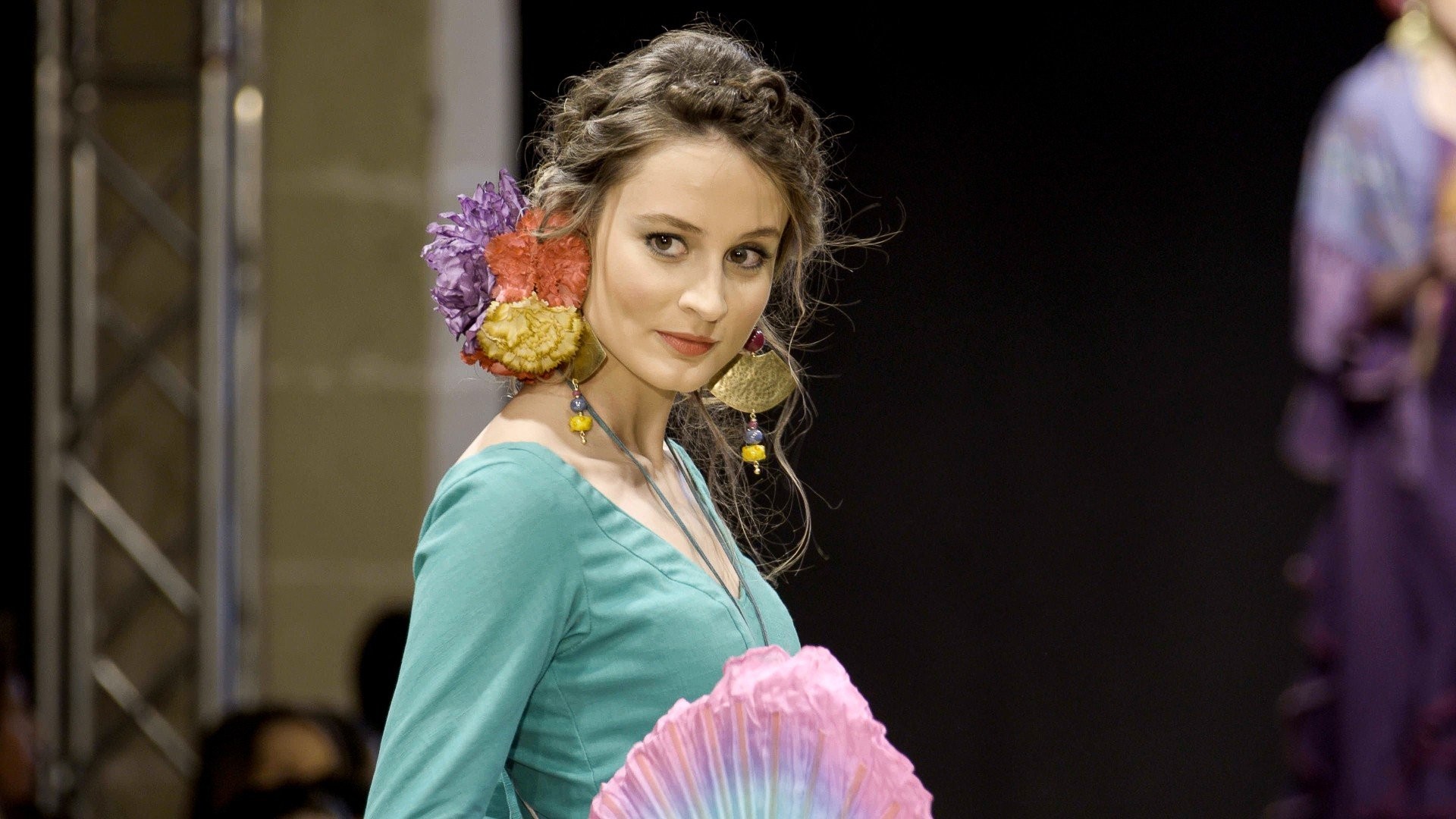 Colección Locuras flamencas 2018. Flamenca Pöl Núñez. Pasarela Flamenca Tío Pepe