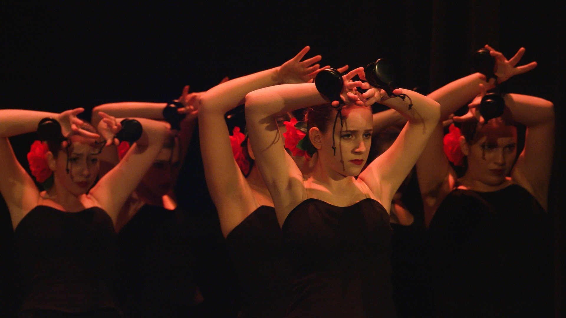Grupo Ballet Jóvenes Hermanos López por seguiriya. Baile Flamenco Puro de Turín.