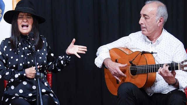 Recital de cante de Caridad Vega