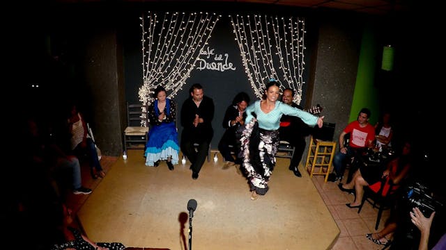 Cuadro flamenco. Tablao Café del Duende