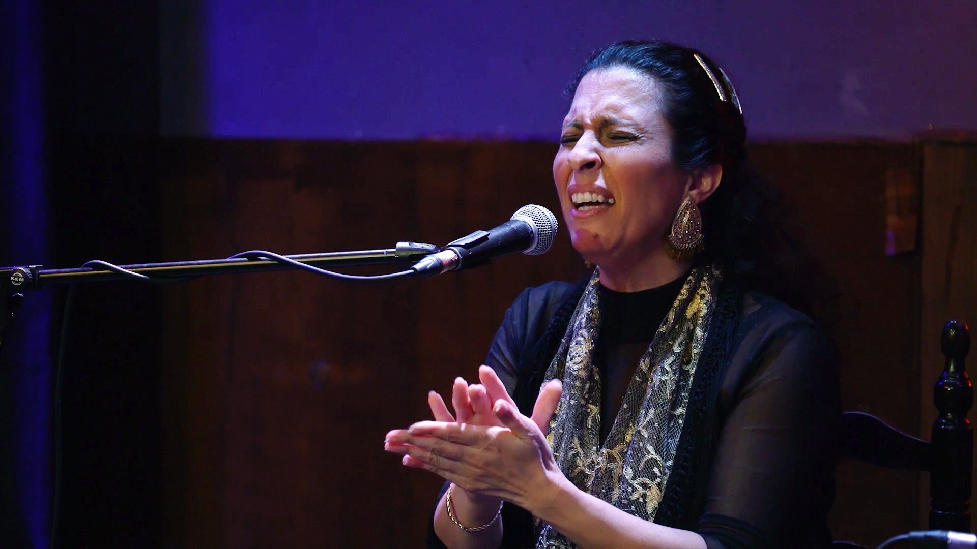 Mercedes Cortés por jaleos. C.N. Cante Zamara Music