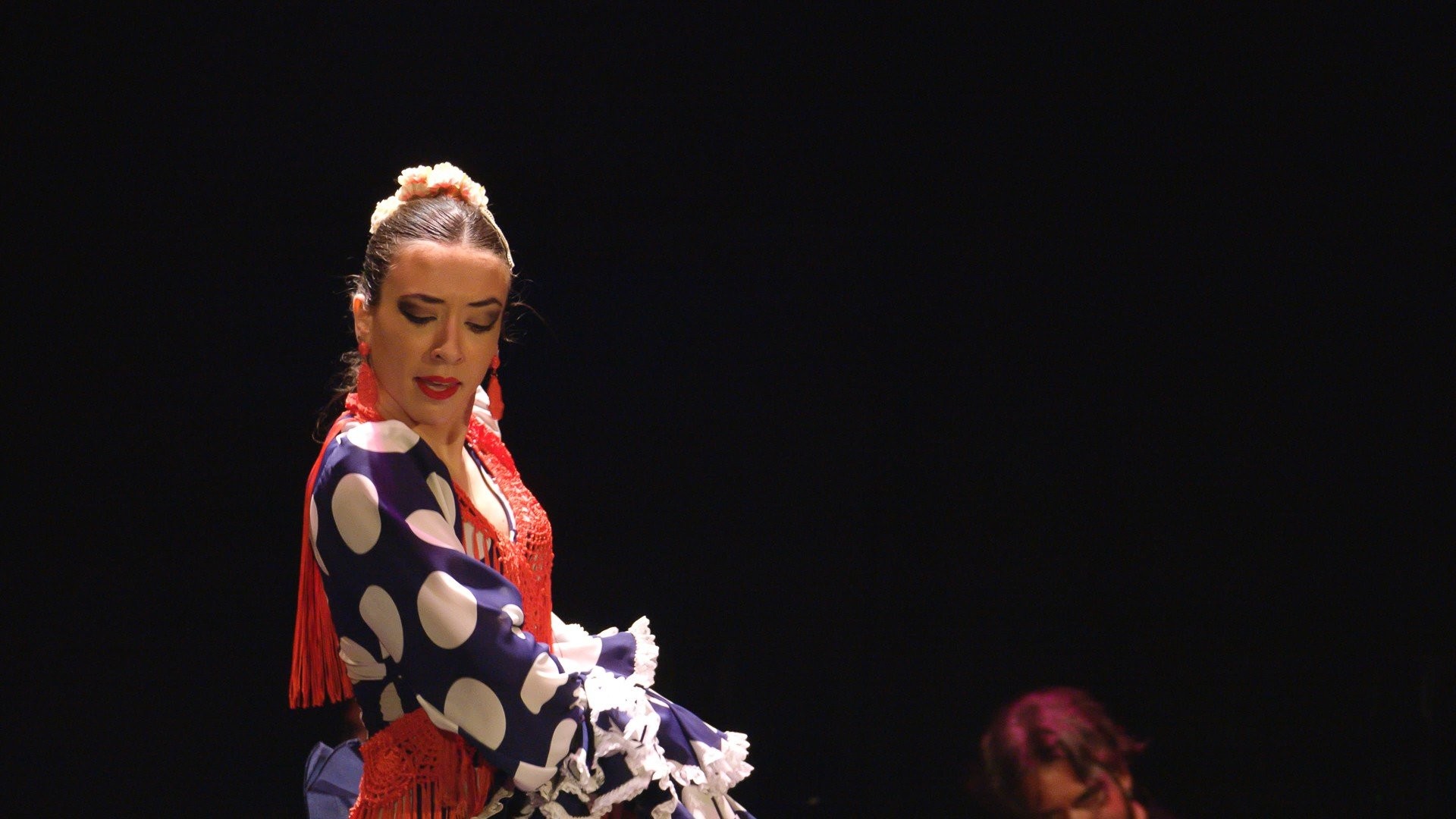 Marta Glyn-Blanco por alegrías. Baile Flamenco Puro de Turín. 23 Festival de Jer