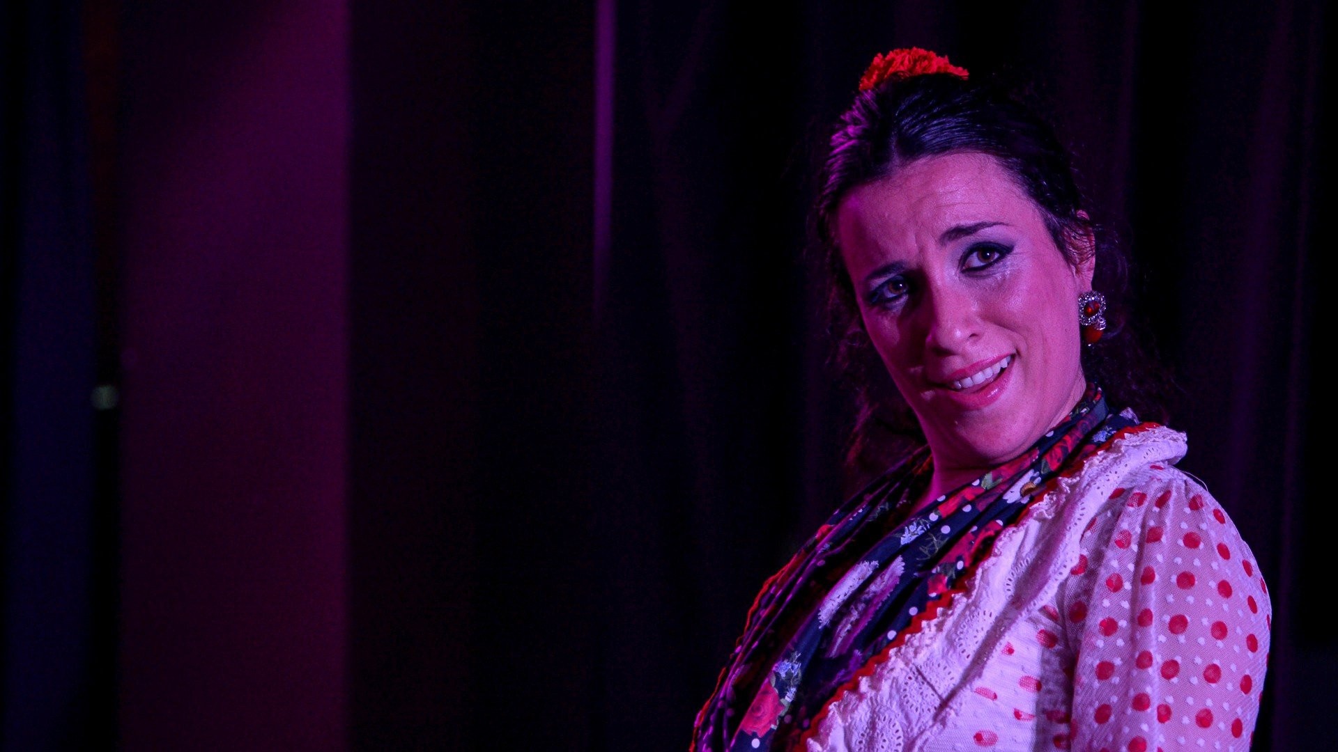 Palmira Durán al baile. VII Jerez Off Festival Flamenco