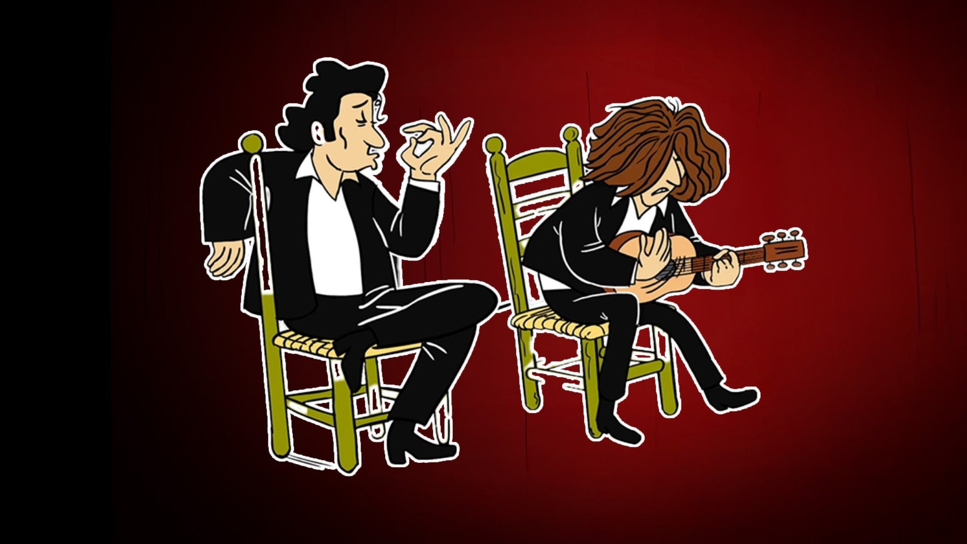 El guitarrista paroxístico. Flamencomic