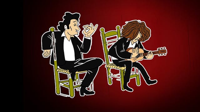 El guitarrista paroxístico. Flamencomic