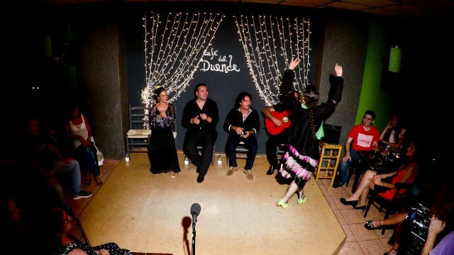 Baile por tientos tangos. Tablao Café...