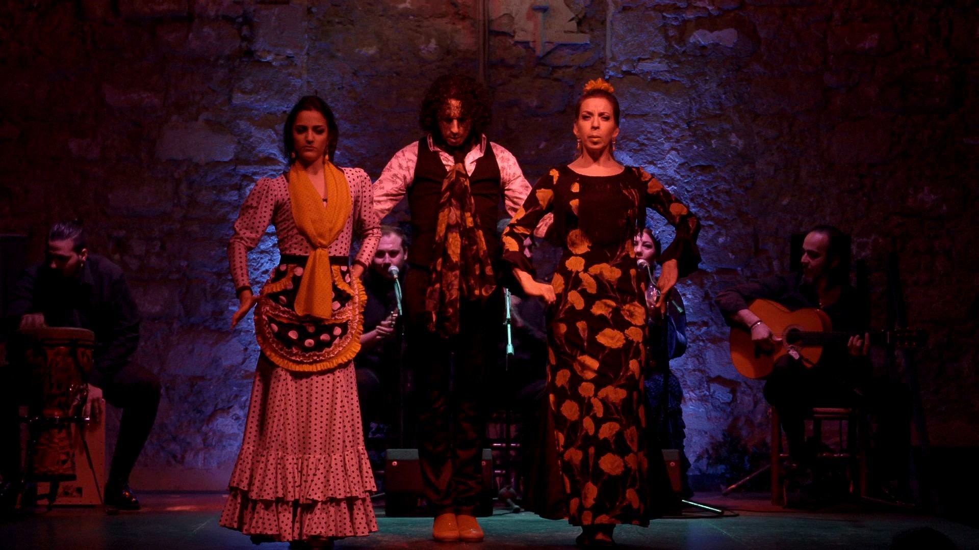 Baile por fandangos de Raúl Ortega. Cuadro Flamenco de Raúl Ortega