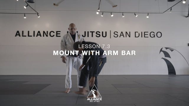 Lesson 7.3 - Mount with Arm Bar