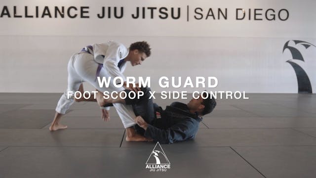 Worm Guard x Foot Scoop Sweep