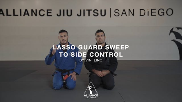 Lasso Guard Sweep to Side Control