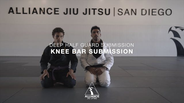 Knee Bar from Deep Half Guard - Submi...