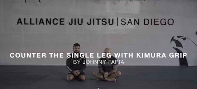 No Gi | Single Leg to Kimura Grip Cou...