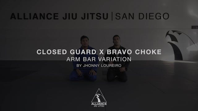 Closed Guard | Bravo Choke Variation 2