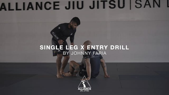 No Gi Drill | Single Leg X Entry