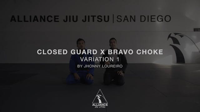Closed Guard | Bravo Choke Variation