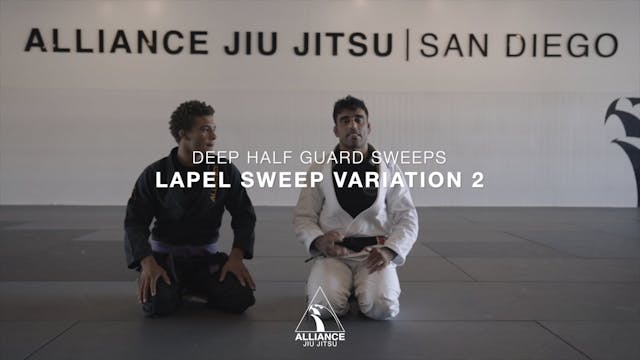 Lapel Sweep from Deep Half Guard V2 |...