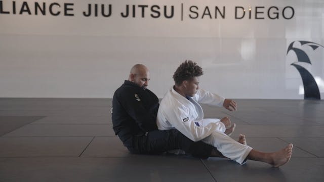 Deep Half Guard - Back Take