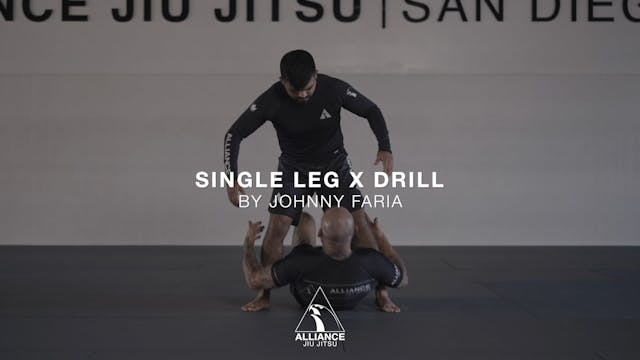 No Gi Drill | Single Leg X