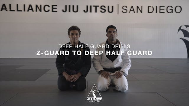 Z Guard to Deep Half Guard - Drill | ...