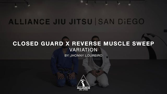 Closed Guard - Muscle Sweep Variation 3