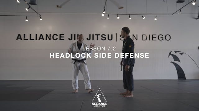 Lesson 7.2 - Headlock Side Defense