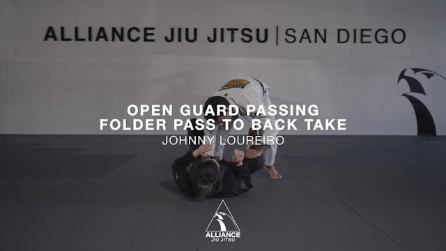 Folder Pass from Knee Slice to Back Take