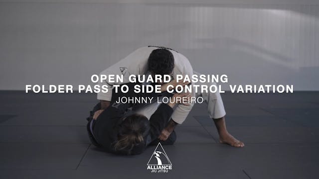 Folder Pass to Side Control Variation