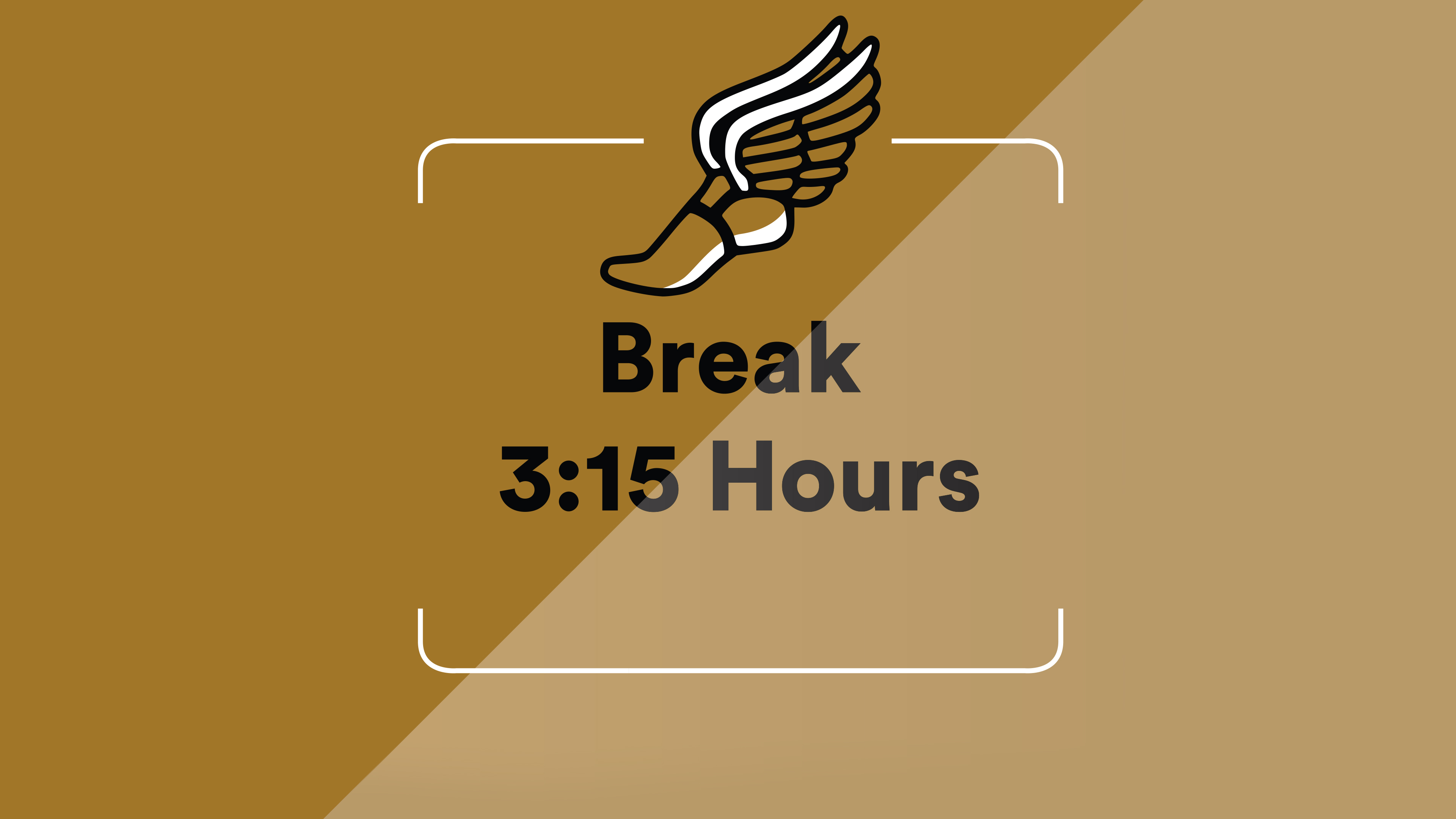 RW+ Marathon: Break 3:15