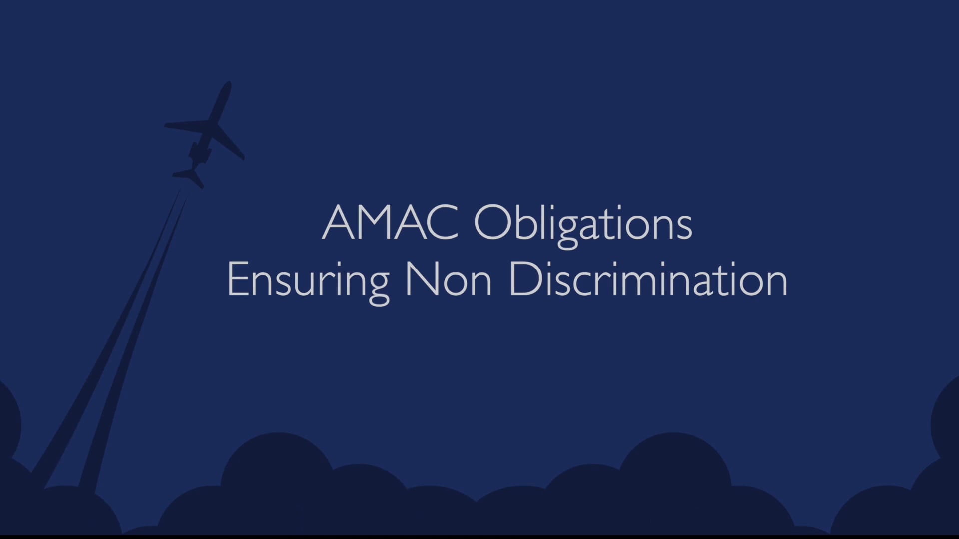 Obligations for Ensuring Nondiscrimination in Airport Programs
