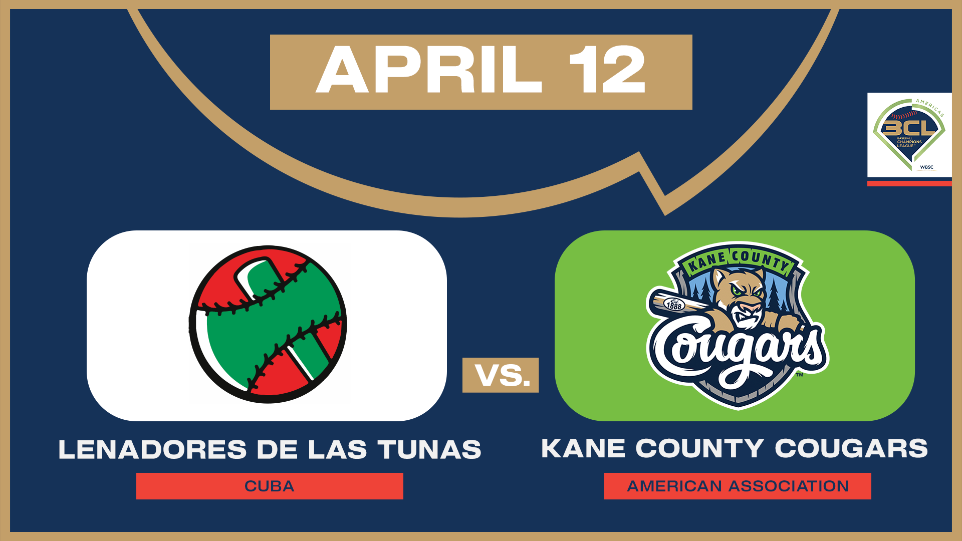 Lenadores de Las Tunas vs Kane County Cougars - BCL Semifinals - 4/12/25
