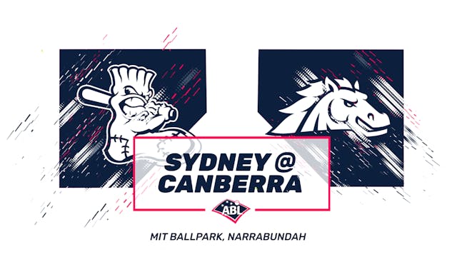 Sydney Blue Sox vs. Canberra Cavalry ...