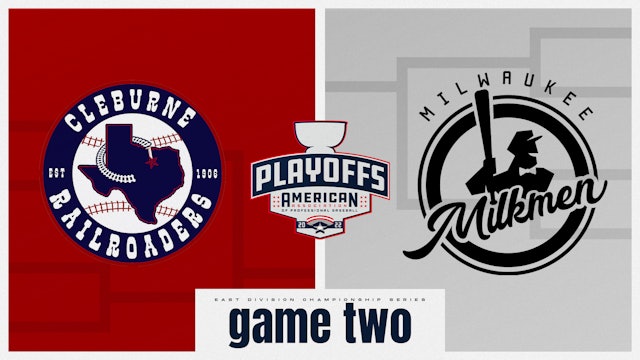 Cleburne vs. Milwaukee - Game 2 (9/14/22 - MKE Audio)