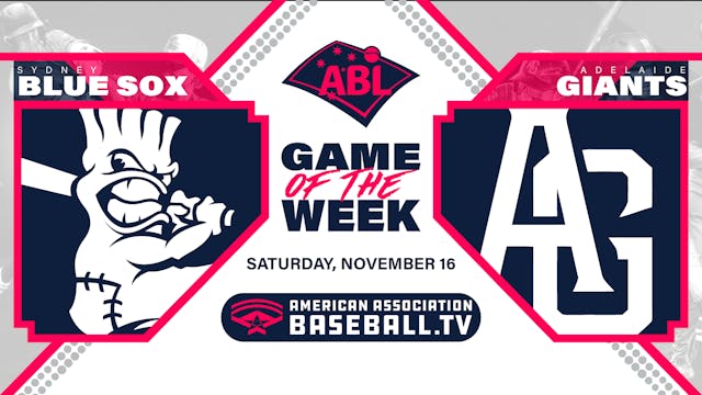 ABL Game of the Week - Sydney Blue So...