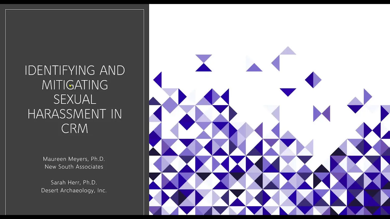 Identifying & Mitigating Sexual Harassment in CRM