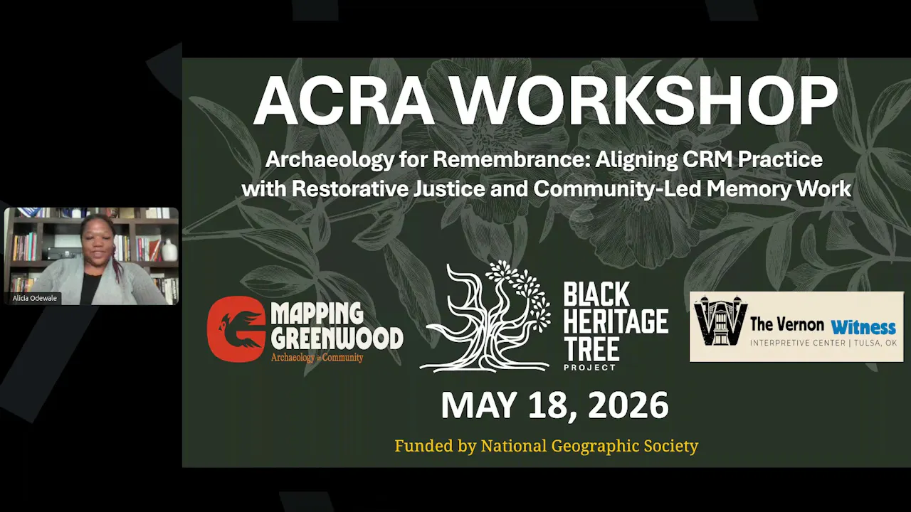 Archaeology for Remembrance: Aligning CRM Practice