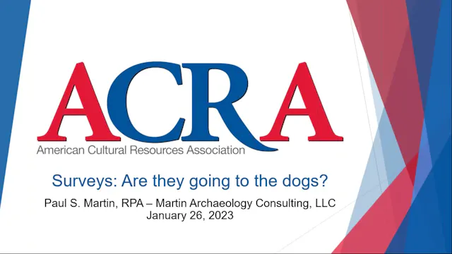 Surveys: Are the Going to the Dogs?