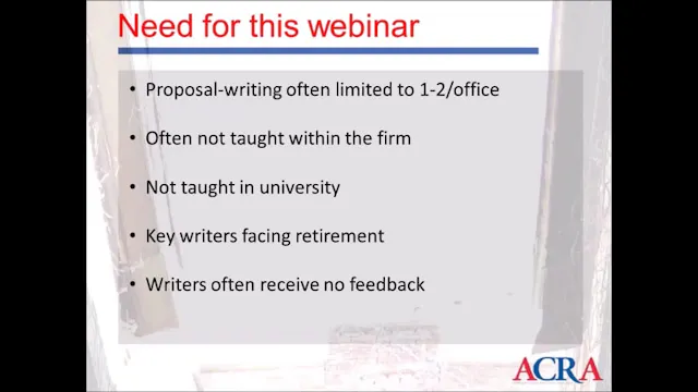 Proposal Writing for CRM Professionals