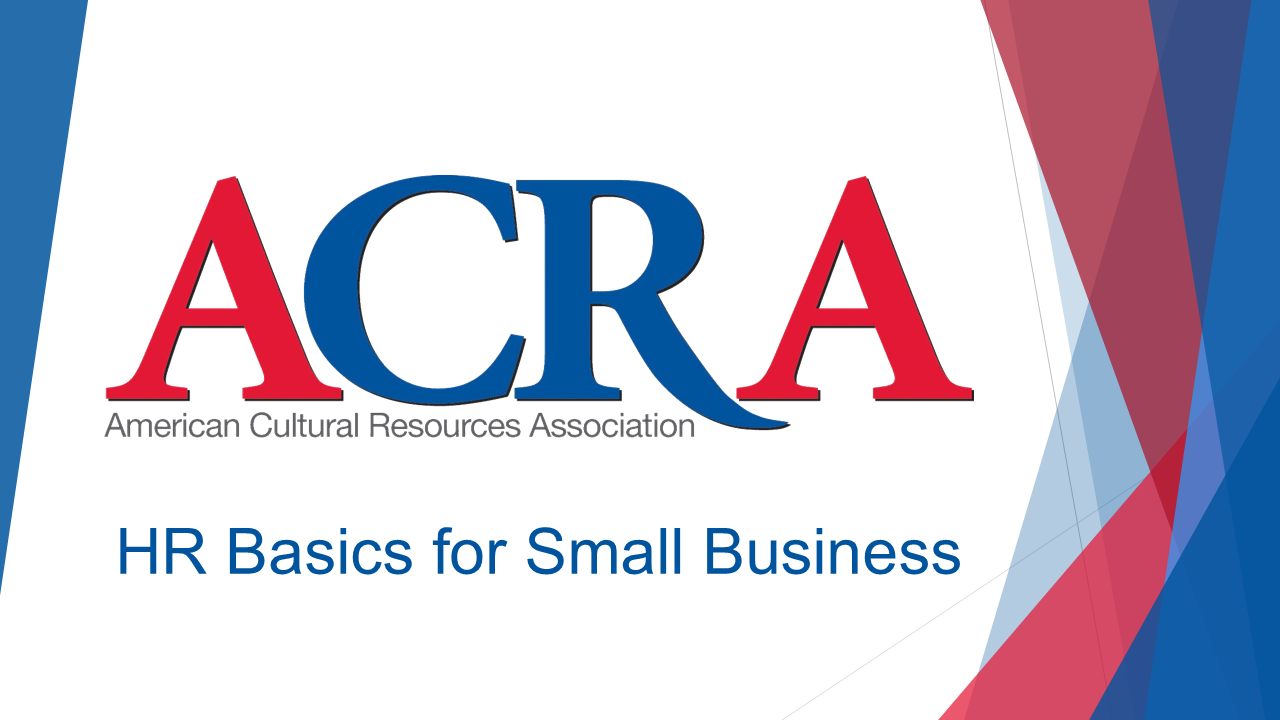 HR Basics for Small Business