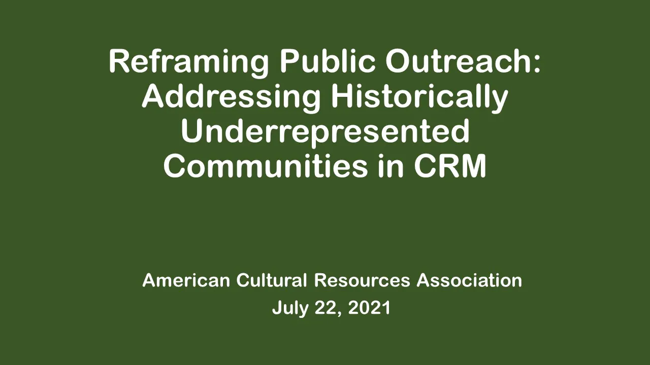Addressing Historically Underrepresented Community