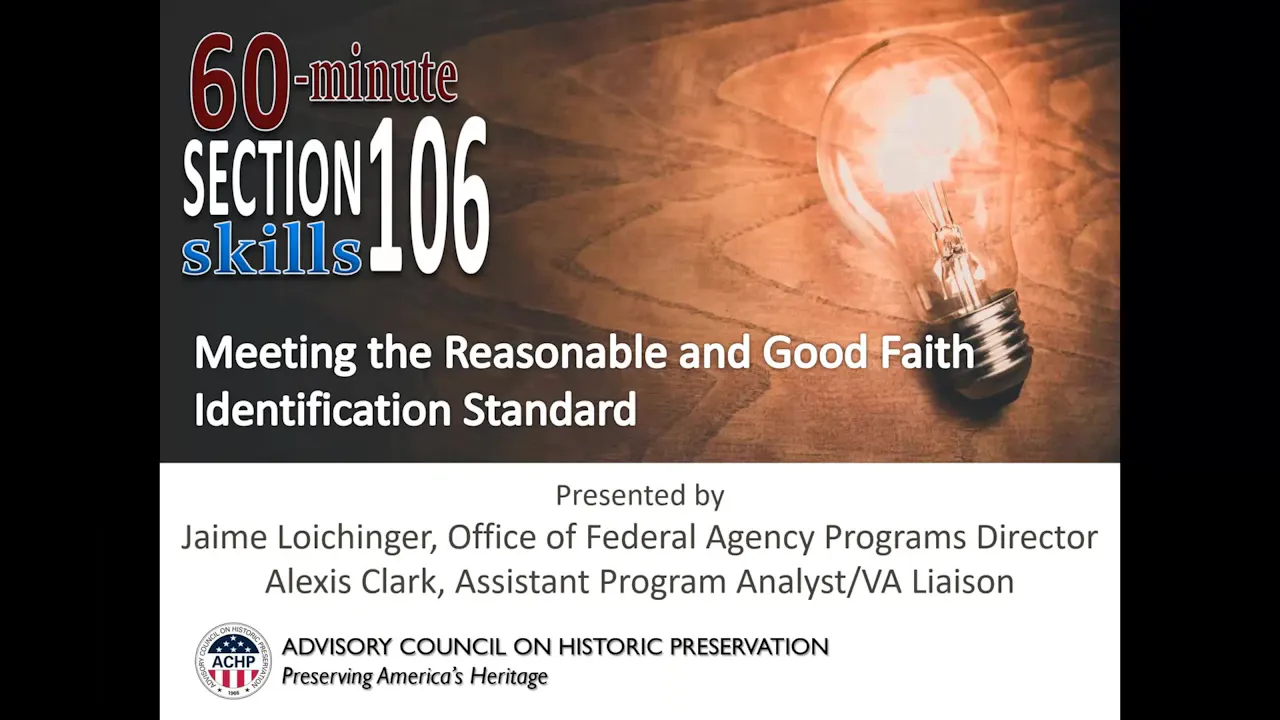 Meeting the Reasonable and Good Faith Standard